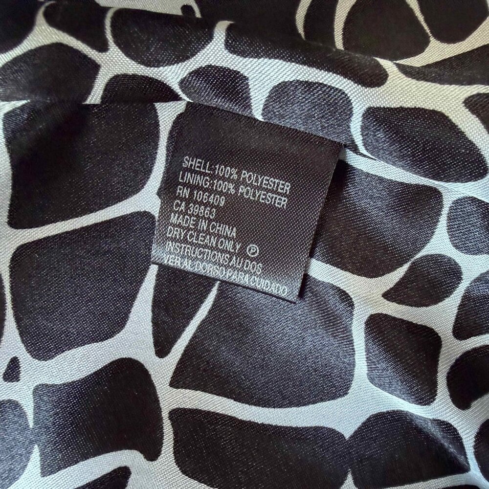 Tahari Arthur S. Levine Black Women's Blazer Ruffled Collar Size 4 - Picture 6 of 7